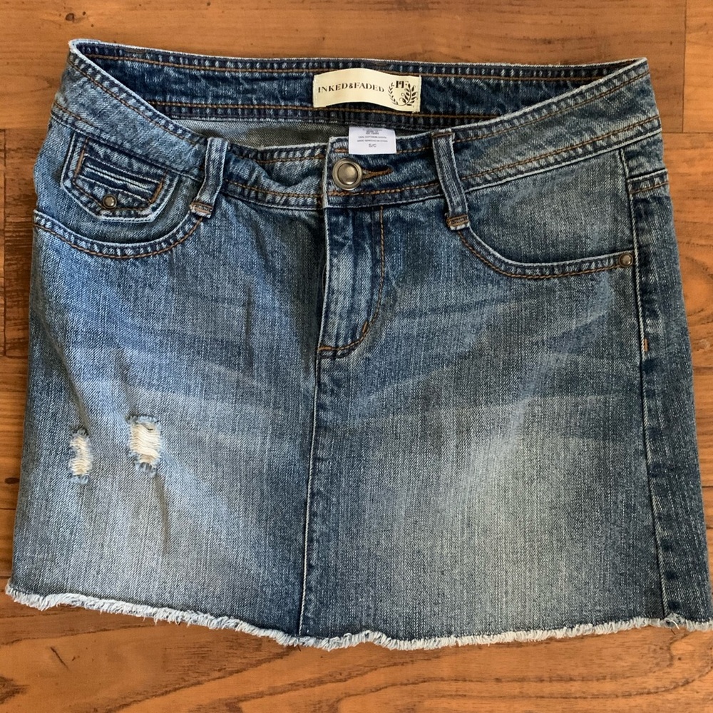 Inked&Faded Mini Skirt